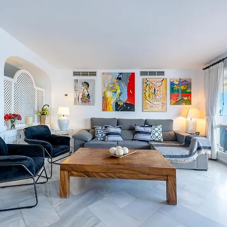 Apartment Located In Puerto Marina With Sea Views, First Line Of Beach. *