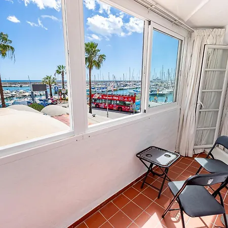 Located In Puerto Marina With Sea Views, First Line Of Beach. Apartment