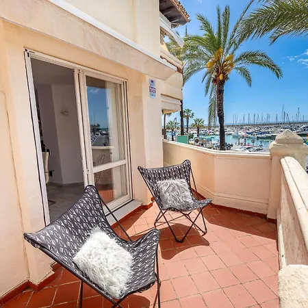 Located In Puerto Marina With Sea Views, First Line Of Beach. *